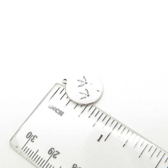 925 Sterling Silver USA Two In Town Bird's Feet Charm Pendant - Picture 3 of 8